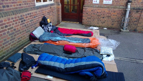 Sleep Out for Herts Young Homeless